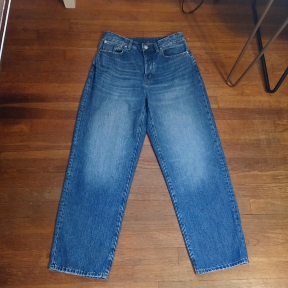 MADEWELL curvy low-slung straight jeans in palmina wash (sz29) - Picture 5 of 16